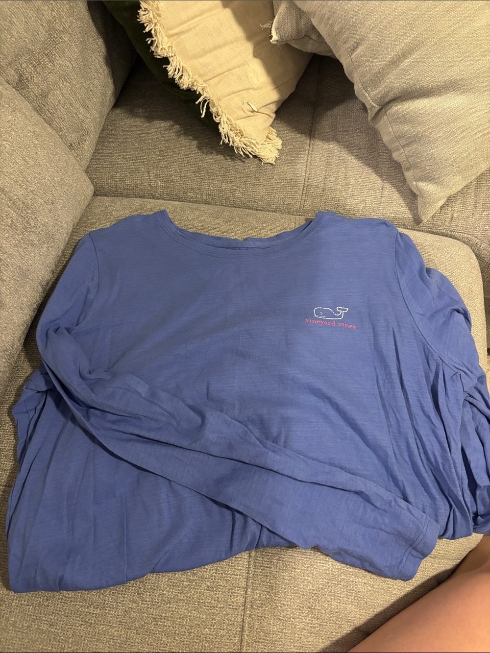 Vineyard Vines Long Sleeve Tee - Periwinkle